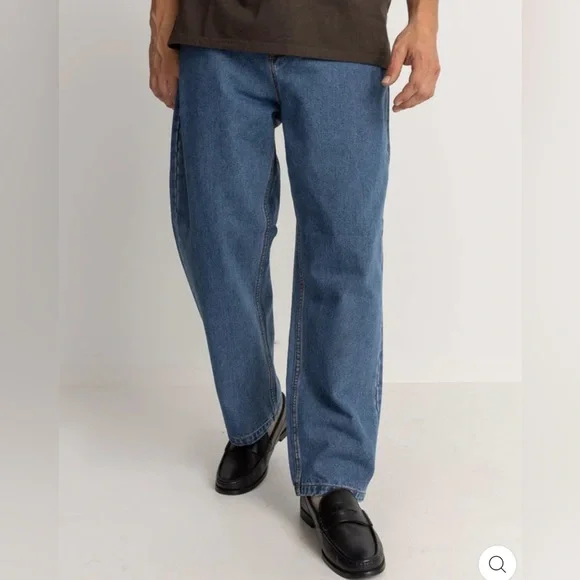 Rhythm Essential Jean – Dark Blue – Relaxed Straight Fit – NWT – Surf Brand - Picture 2 of 11